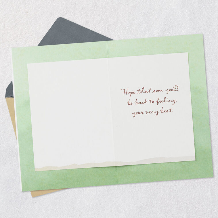 Hope You're Soon Feeling Your Best Get Well Card, , large image number 3