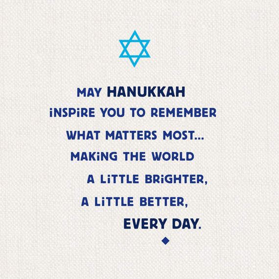 A Wish for Both of You Hanukkah Card, , large image number 2