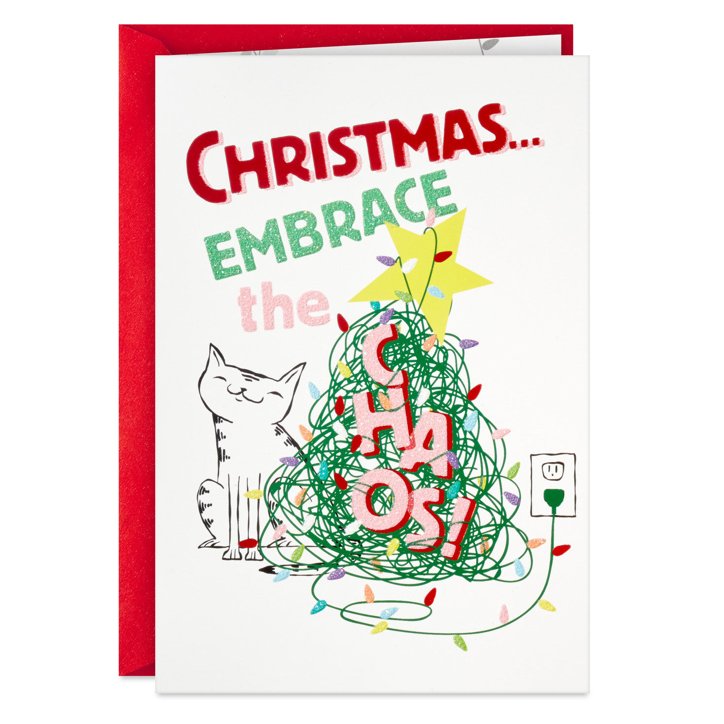 Embrace the Chaos Boxed Christmas Cards, Pack of 16 for only USD 15.49 | Hallmark
