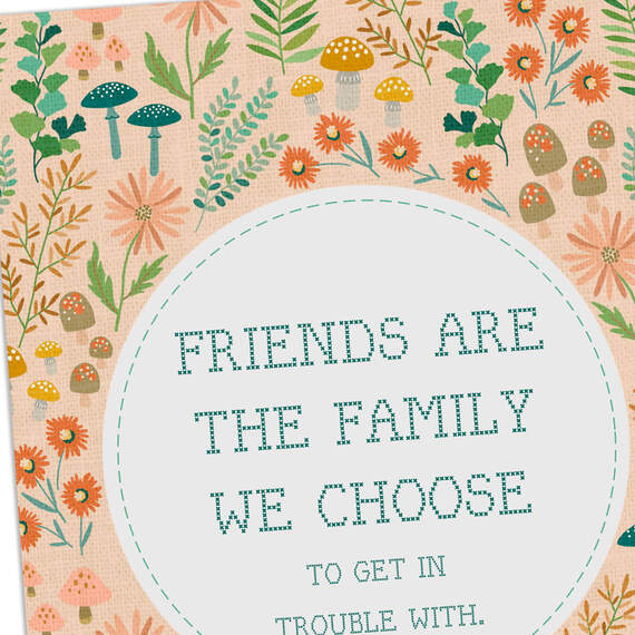 Friends Are the Family We Choose Funny Friendship Card, , large image number 4