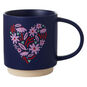 Floral Heart Ceramic Mug  image number 1
