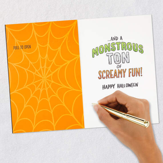 Spooky and Kooky Halloween Card With Light-Up Sticker Badge, , large image number 7