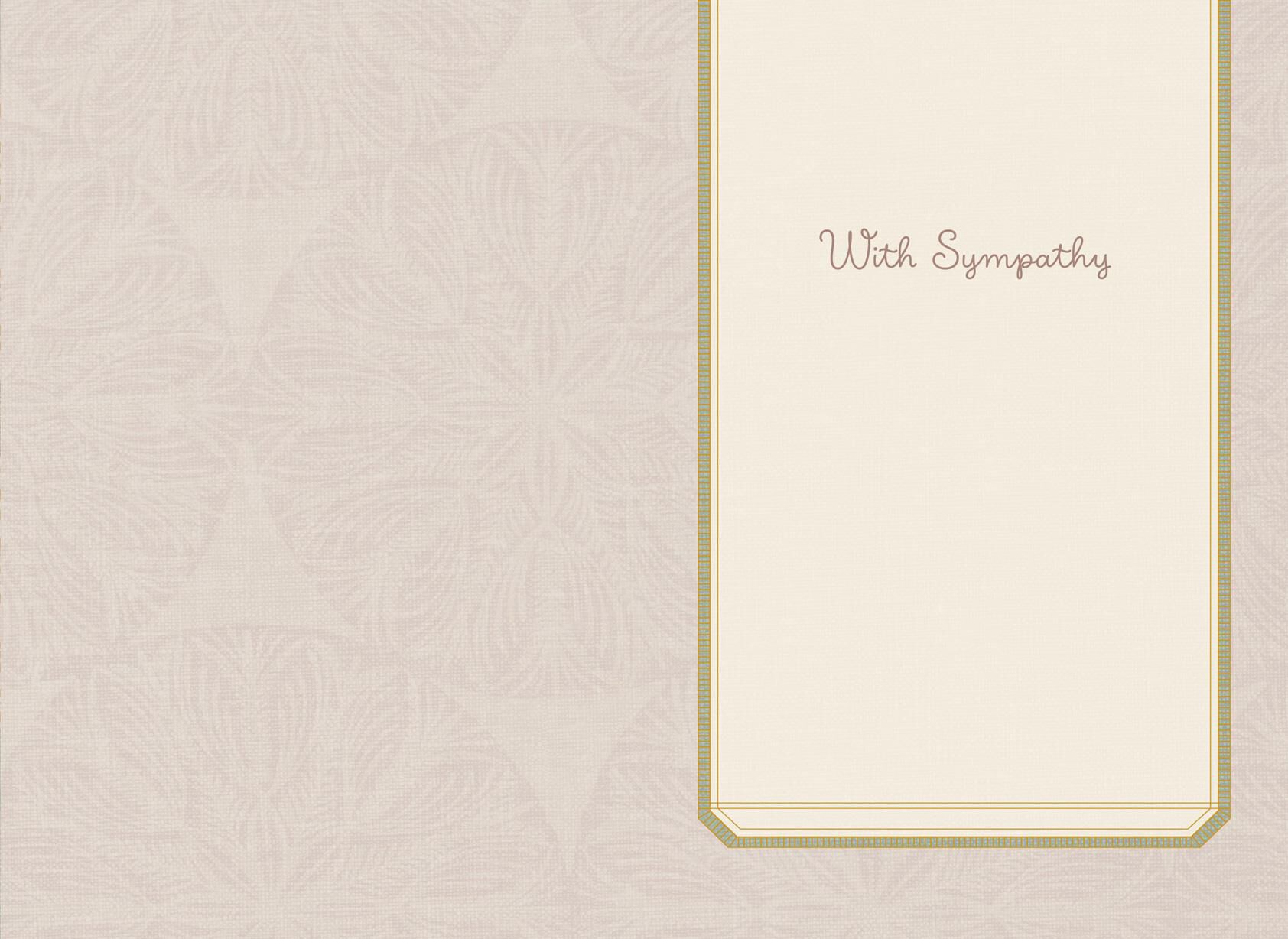 So Much Love Sympathy Card