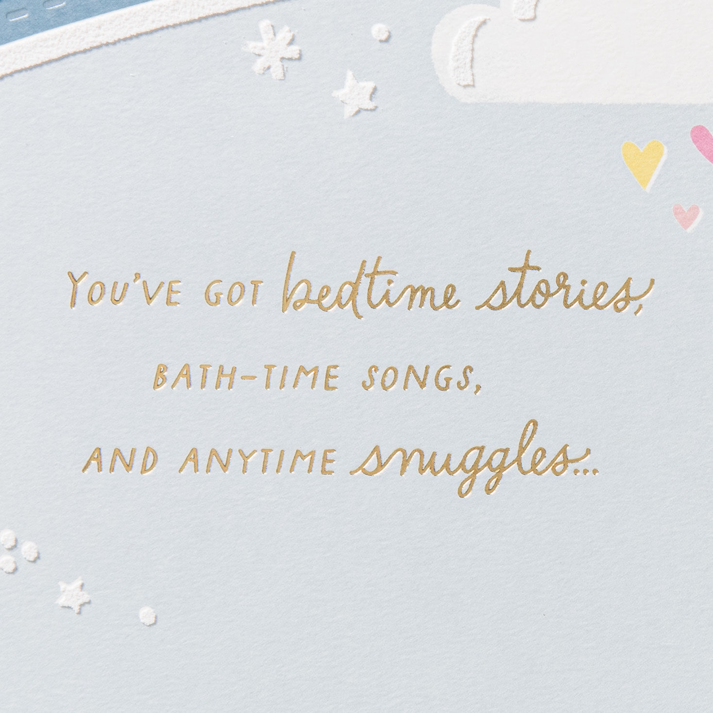 Sun, Rainbow and Hearts New Baby Girl Card  image number 2