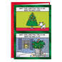 Cat Versus Dog Tree Decorations Funny Christmas Card, , large image number 1