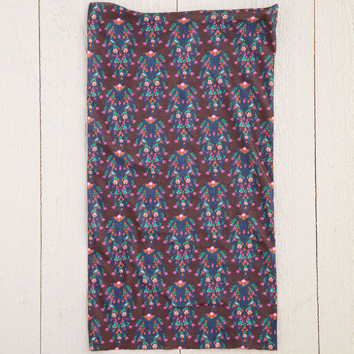 Natural Life Dark Mauve Trellis Boho Bandeau, 