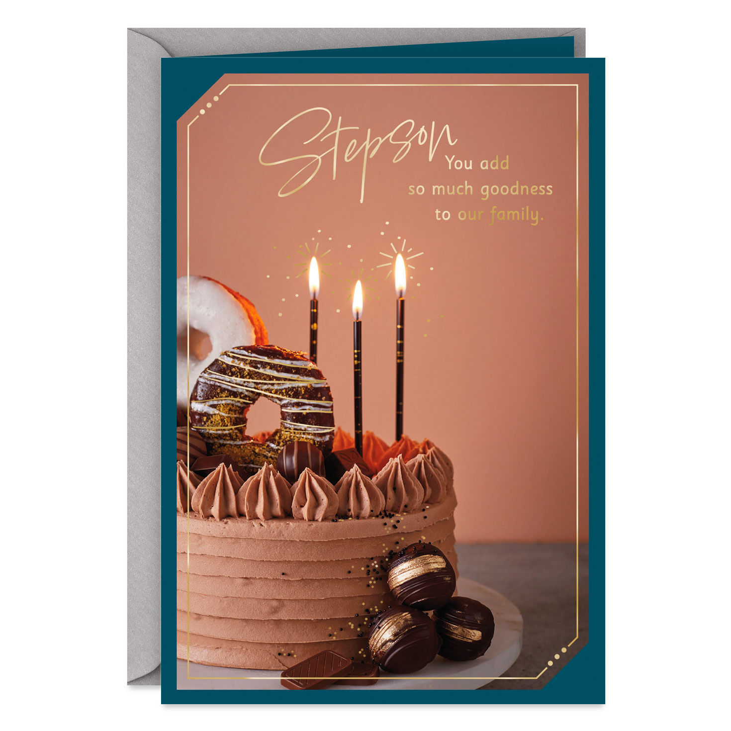 You Add So Much Goodness Birthday Card for Stepson