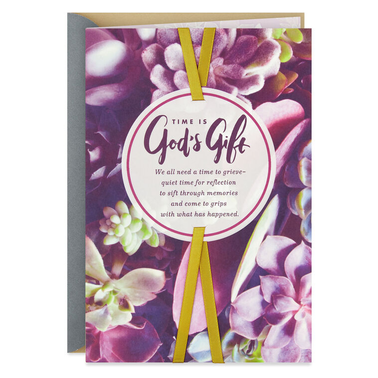 God's Everlasting Love Religious Sympathy Card