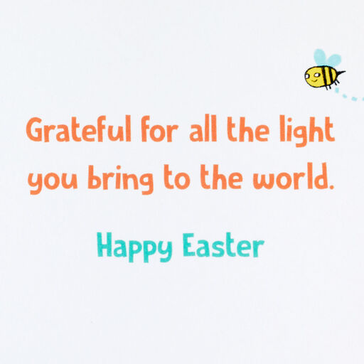 Grateful for You Easter Card With Suncatcher, 