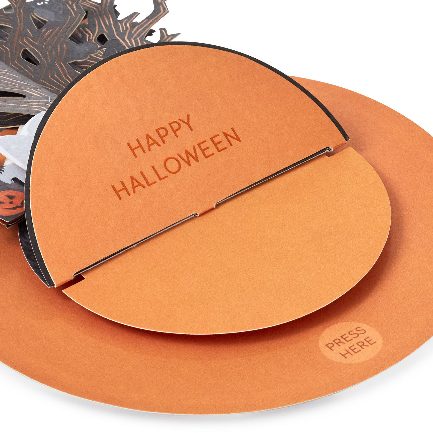 Spinning Graveyard Musical Halloween Pop-Up Card Sentiment image number 6