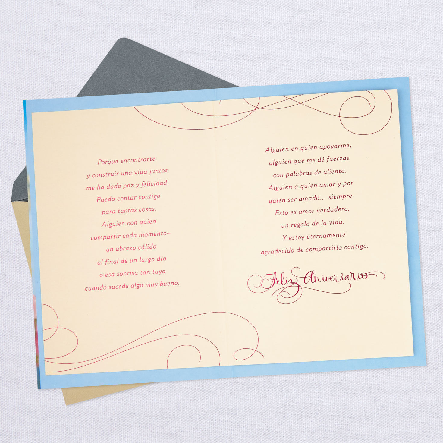 Forever Grateful Spanish-Language Anniversary Card for Wife for only USD 4.99 | Hallmark