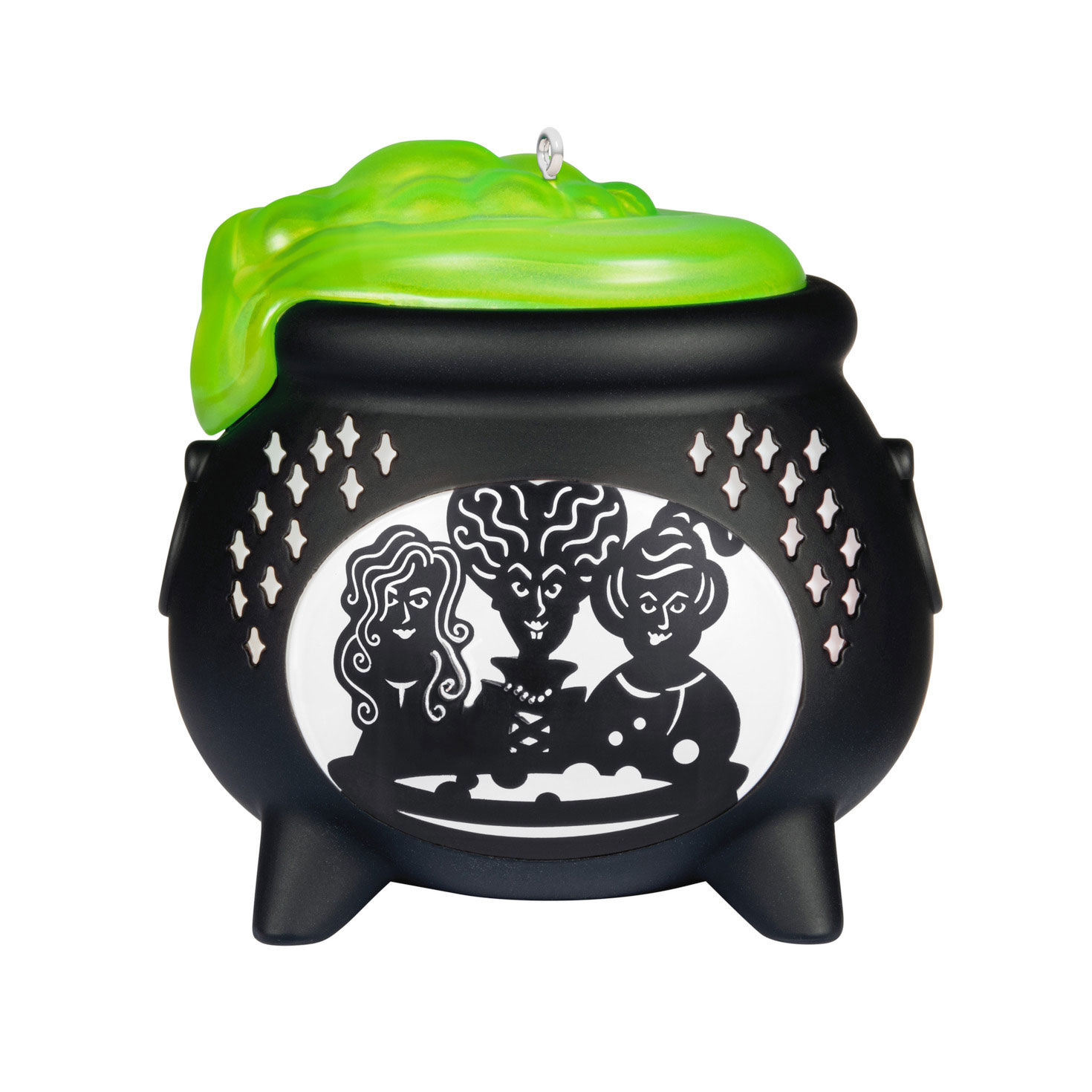 Disney Hocus Pocus Sanderson Sisters Cauldron Ornament With Light