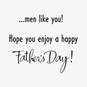 Celebrating Great Men Like You Father's Day Card for Family, , large image number 2