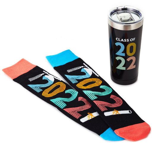 Class of 2022 Insulated Tumbler and Crew Socks Gift Set, 