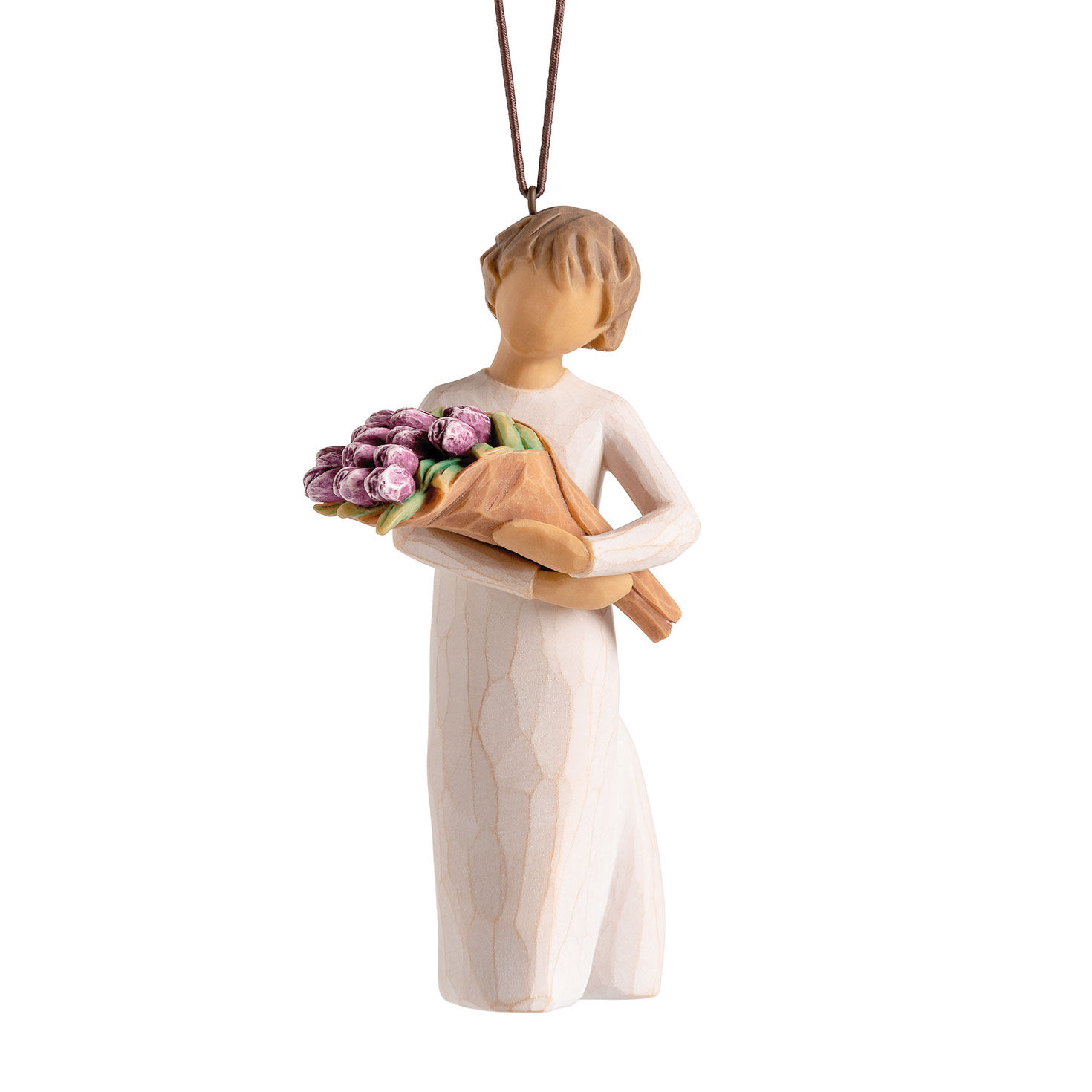 Willow Tree Surprise Tulip Bouquet Figurine Ornament, 4" H