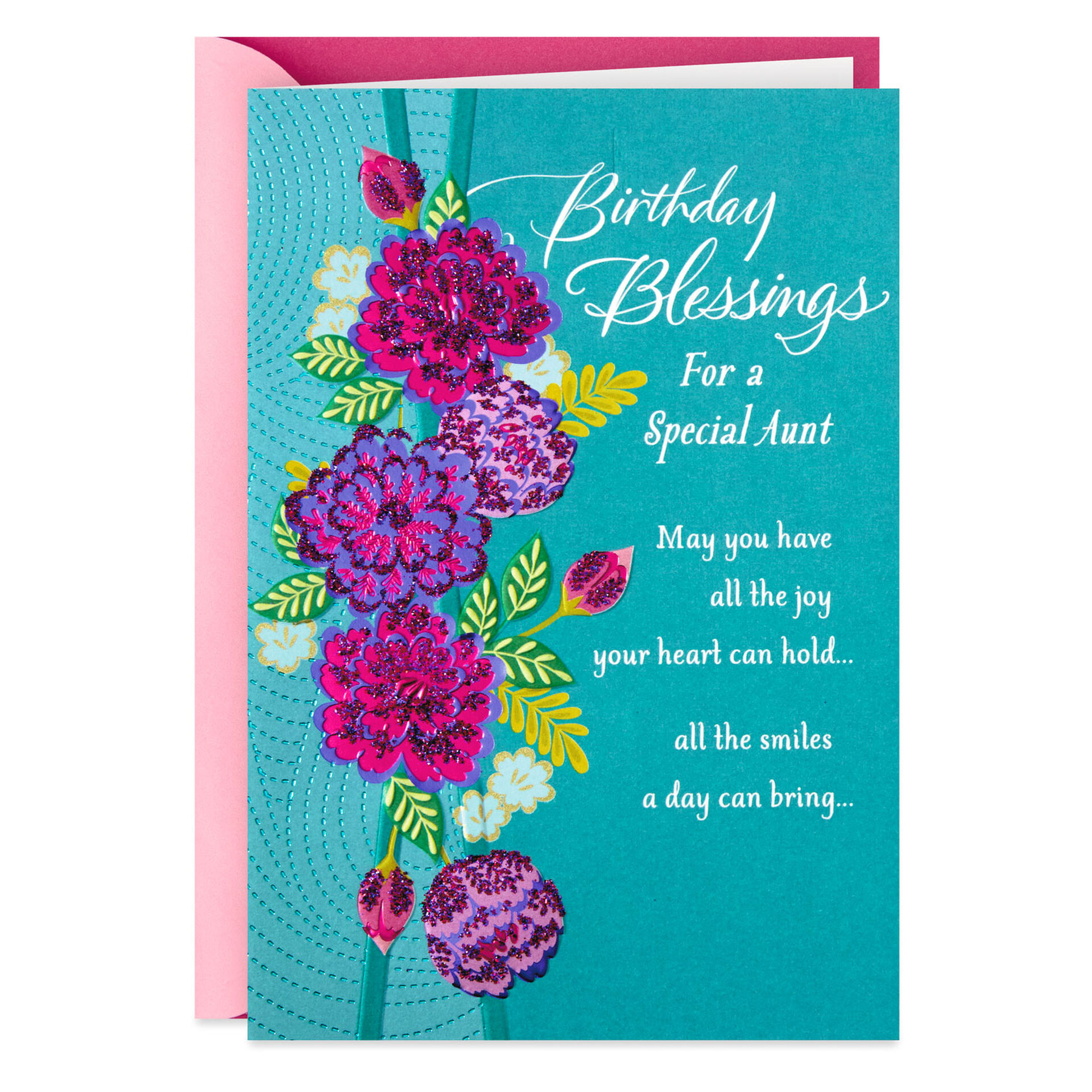 All the Joy Your Heart Can Hold Religious Birthday Card for Aunt - Greeting Cards - Hallmark
