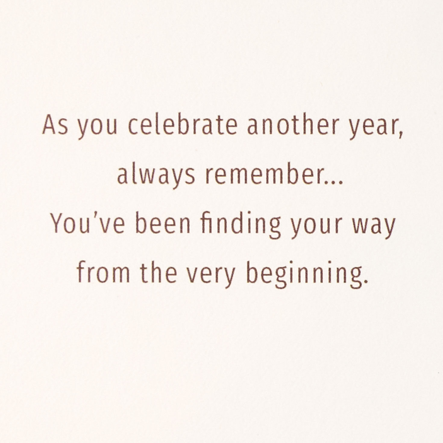 Abstract Mountains and Sun Nephew Birthday Card Sentiment image number 2