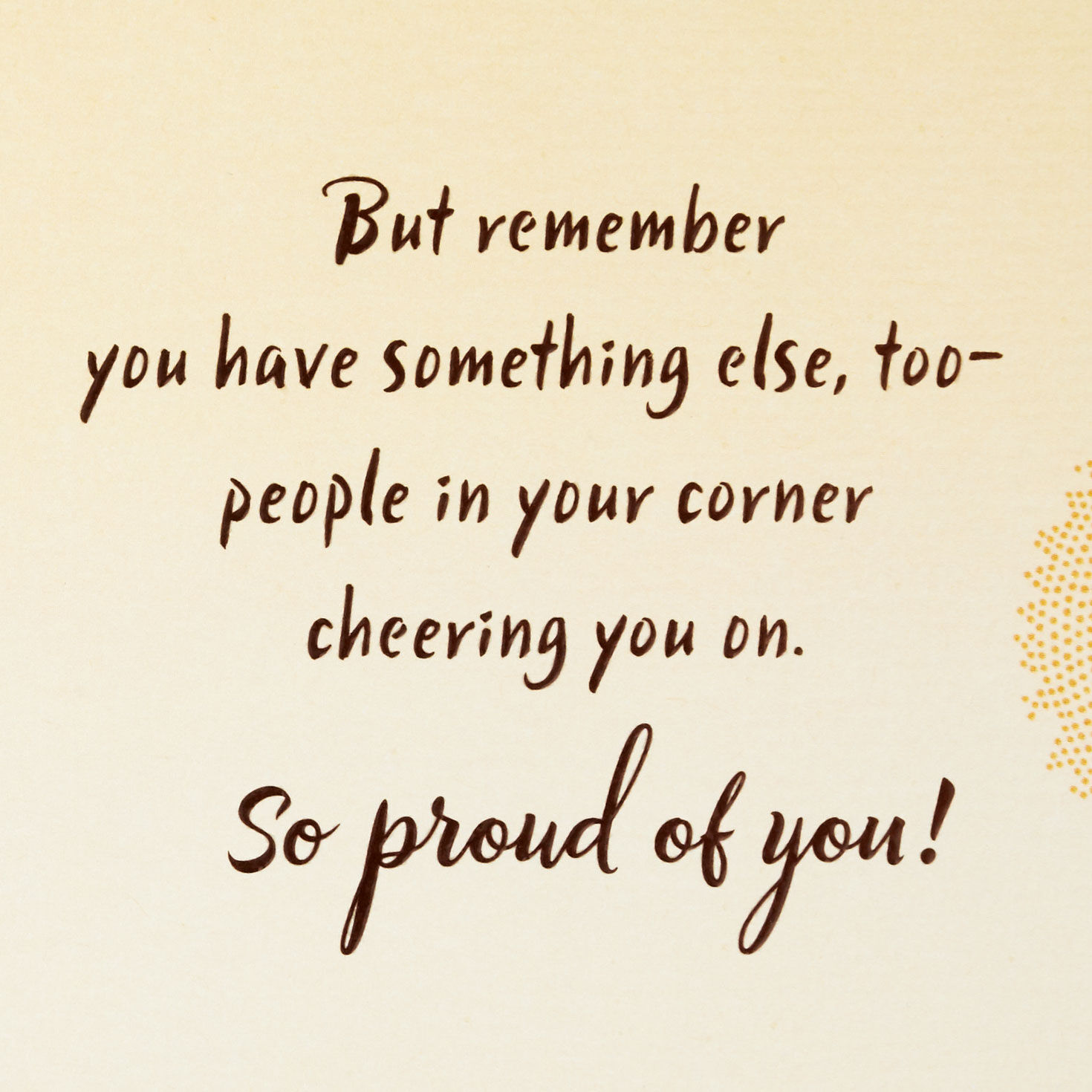 Blue and Gold Grad College Graduation Card Sentiment image number 3