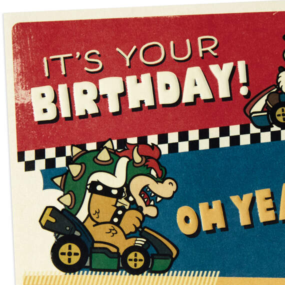 Nintendo Mario Kart™ Enjoy the Ride Pop-Up Birthday Card, , large image number 4