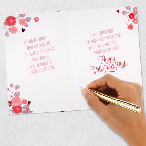 Love You With All My Heart Romantic Valentine's Day Card, , large image number 7