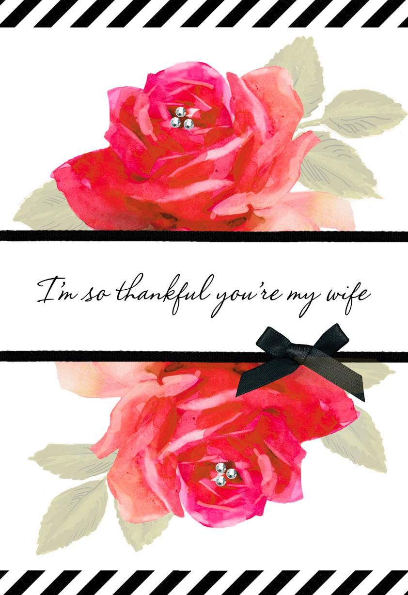 Where It All Begins and Ends Anniversary Card for Wife