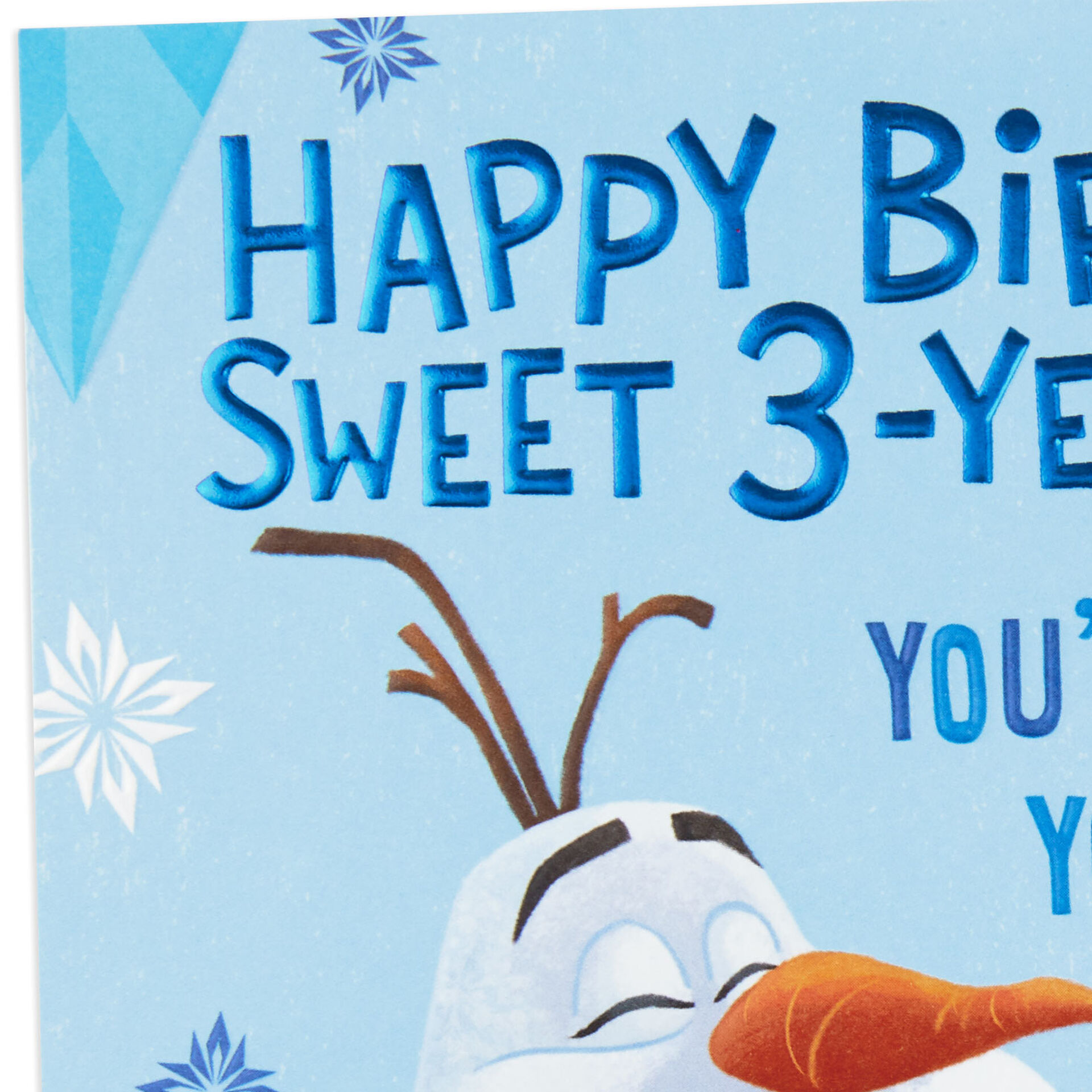 Disney Frozen Olaf HeartMelty Happy 3rd Pop Up Birthday Card Greeting Cards Hallmark