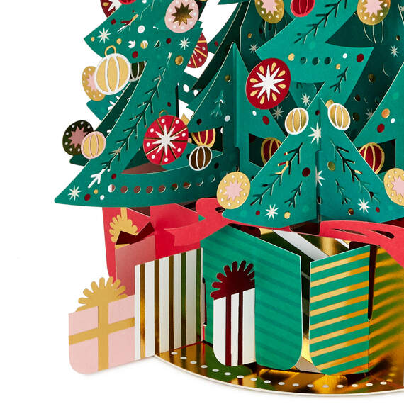 Jumbo Christmas Tree 3D Pop-Up Christmas Card, , large image number 3
