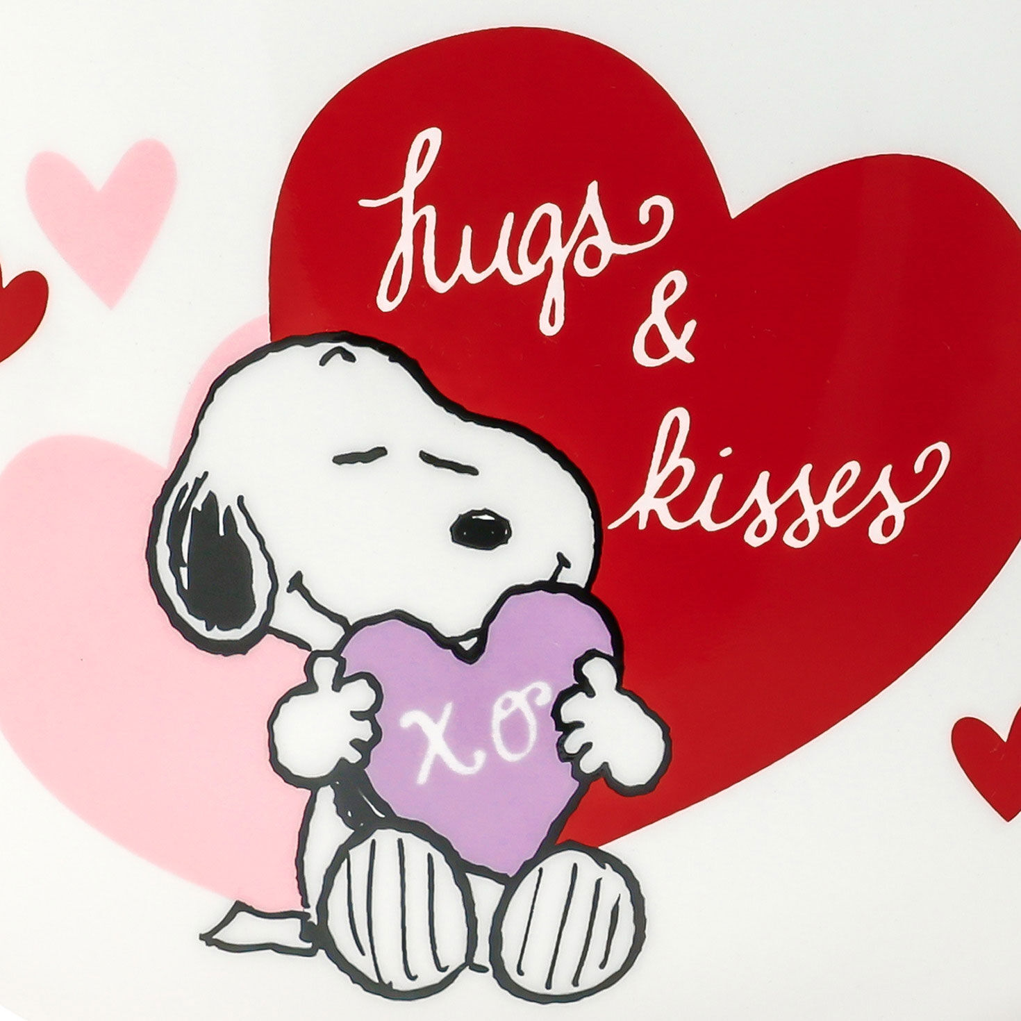 Peanuts Snoopy Hugs and Kisses Soup Mug upclose view image number 4