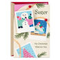 Winter Scenes Instant Photos Sister Christmas Card Card Front image number 1