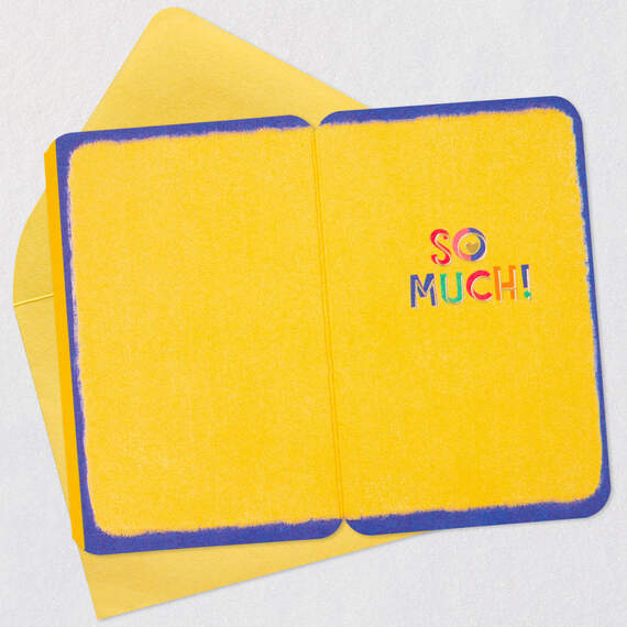 3.25" Mini Heart You So Much Love Card, , large image number 4