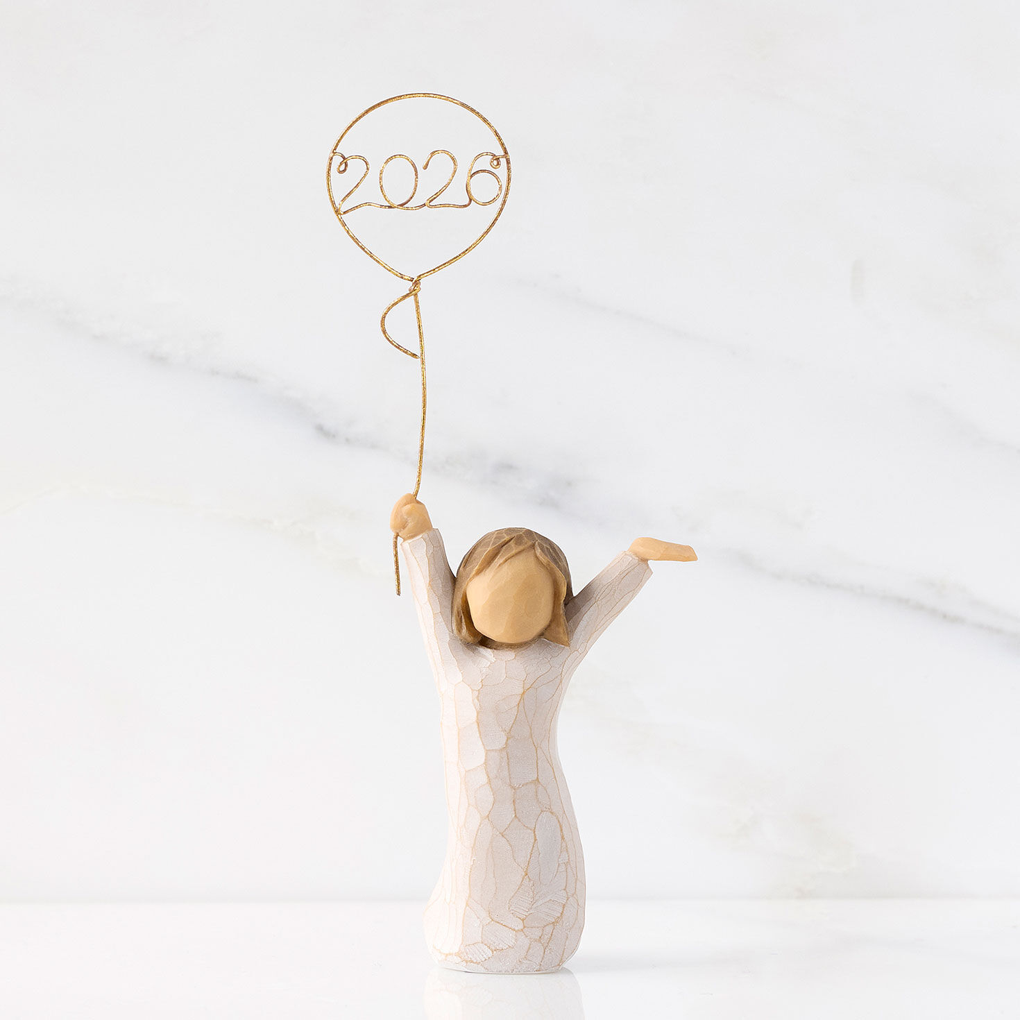 Figure Holding A 2026 Balloon Figurine Front image number 4