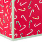 Candy Canes on Red Extra-Deep Christmas Gift Bag Base/Side Detail image number 5