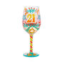 Lolita 21st Birthday Wine Glass  image number 1