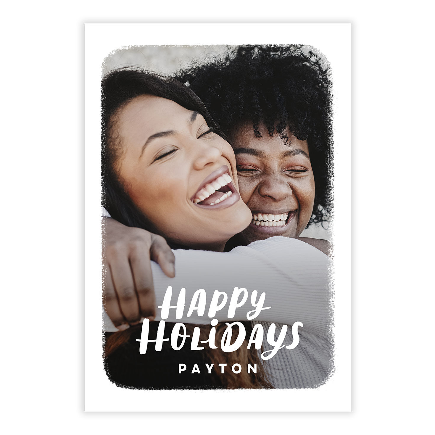 White Frame Holiday eCard, , large image number 2