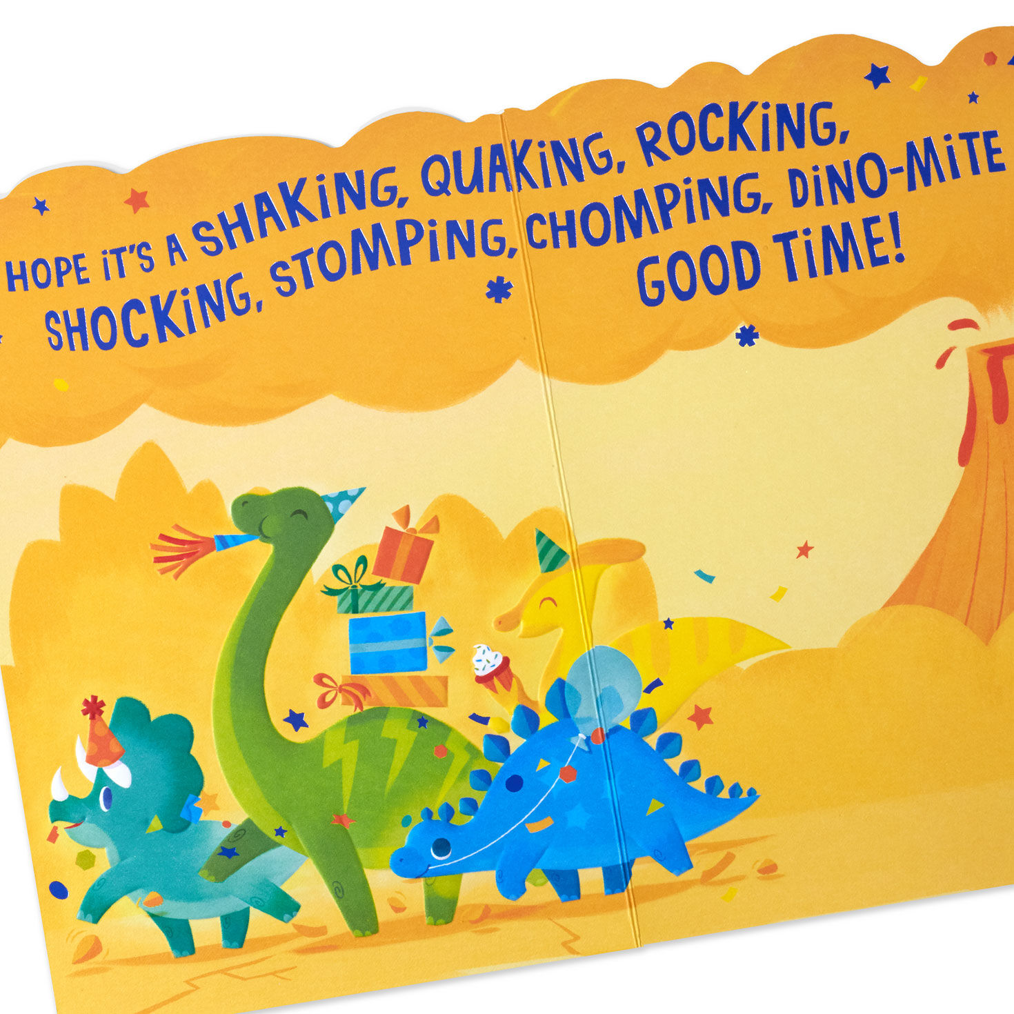 Dinosaur Party Kids Birthday Card Sentiment image number 3