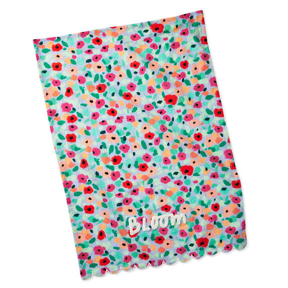 Bloom Abstract Floral Tea Towel, , large image number 2