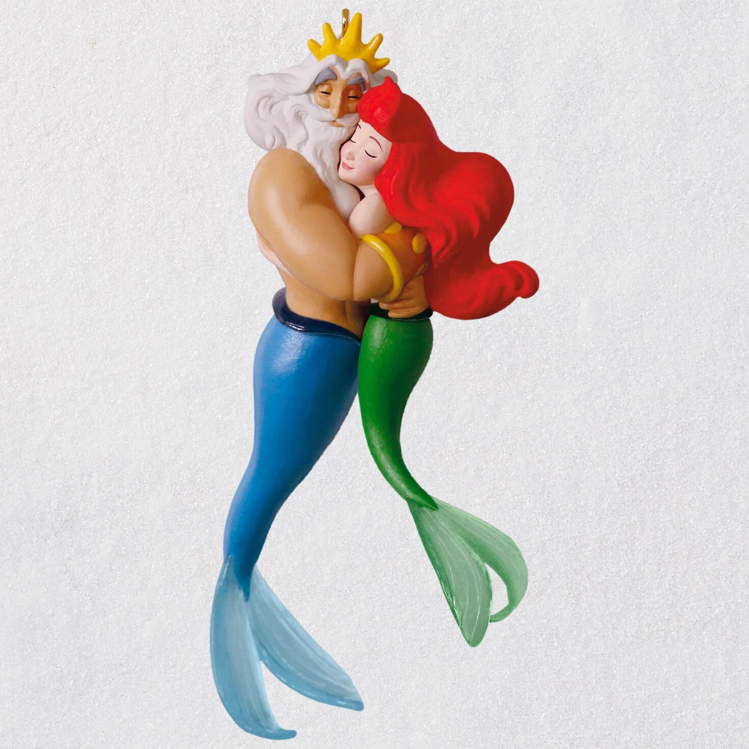 disney the little mermaid ariel and king triton ornament keepsake