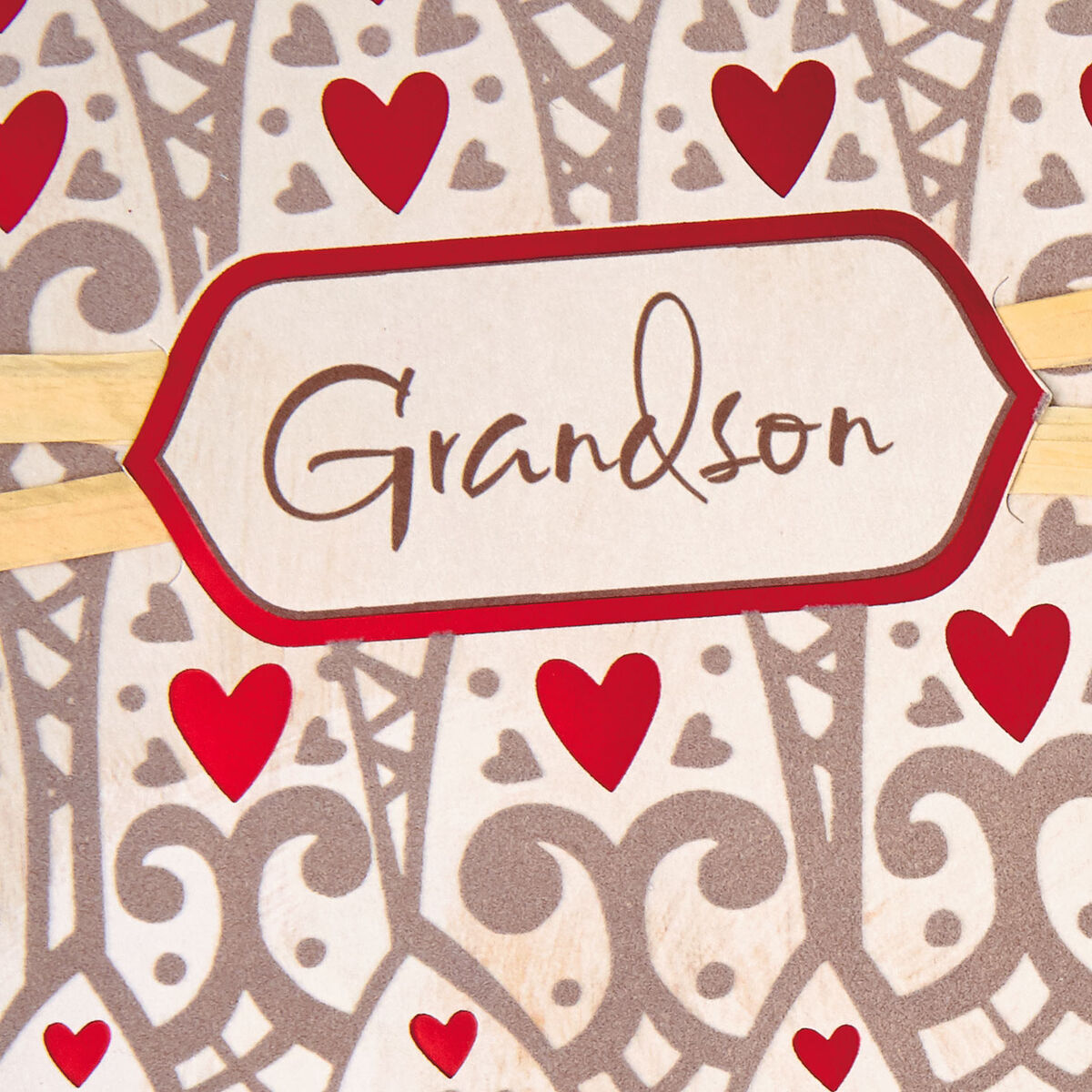 Here's to Incredible You Valentine's Day Card for Grandson Greeting