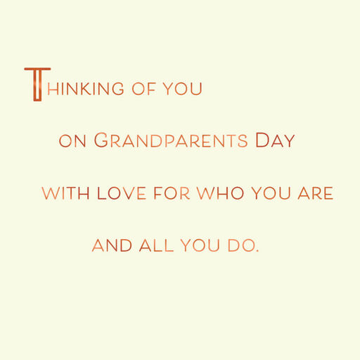 Love Keeps Us Close Grandparents Day Card, 