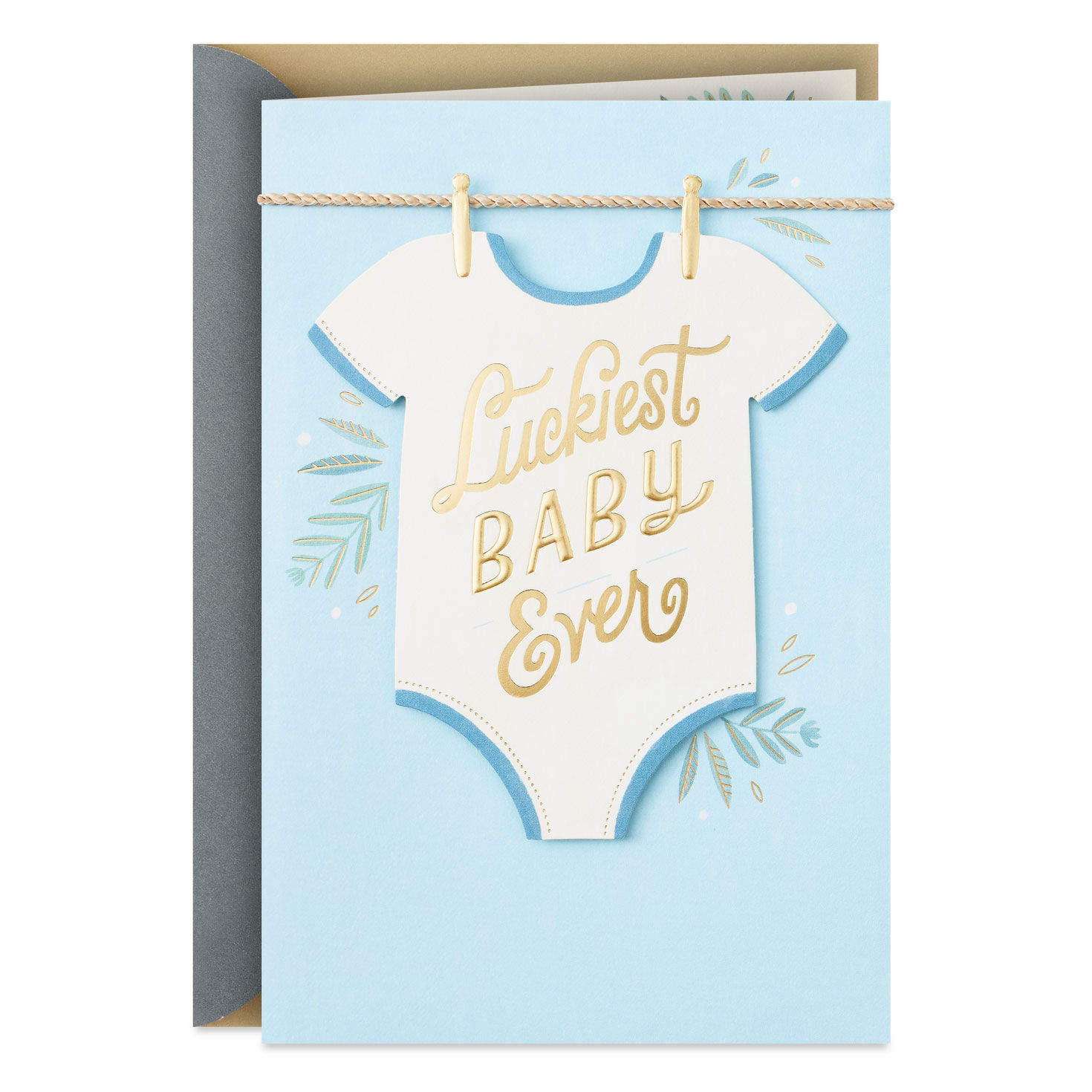 Luckiest Baby Ever Baby Boy Congratulations