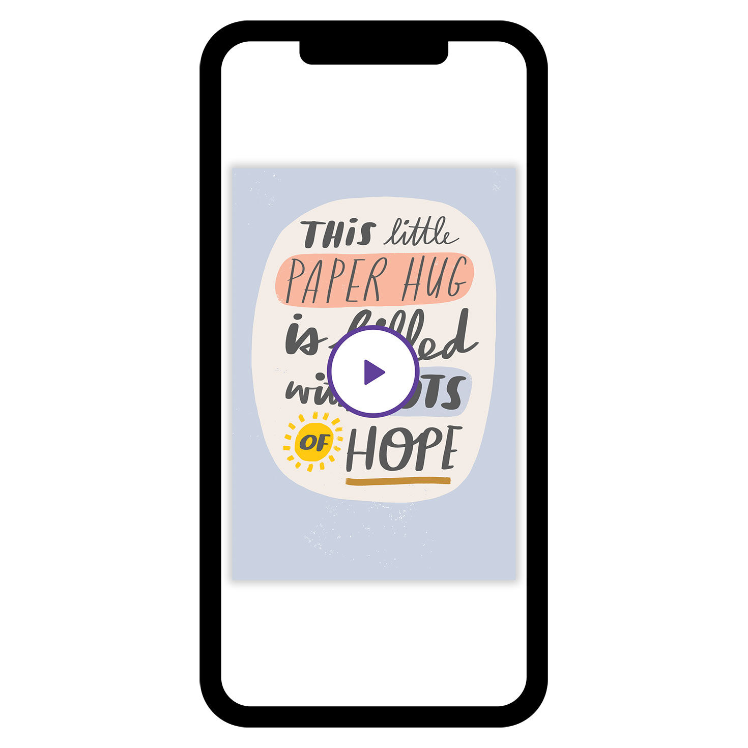 Paper Hug Encouragement eCard