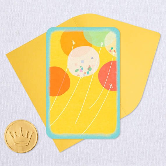 3.25" Mini Balloons Blank Card, , large image number 5