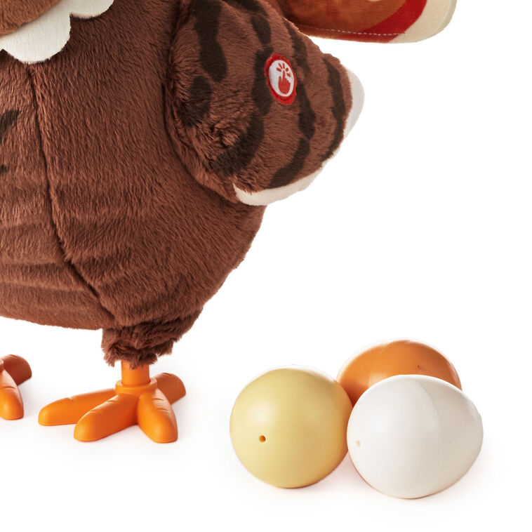 Gobblin' Egg-Laying Turkey Plush With Sound and Motion, 12