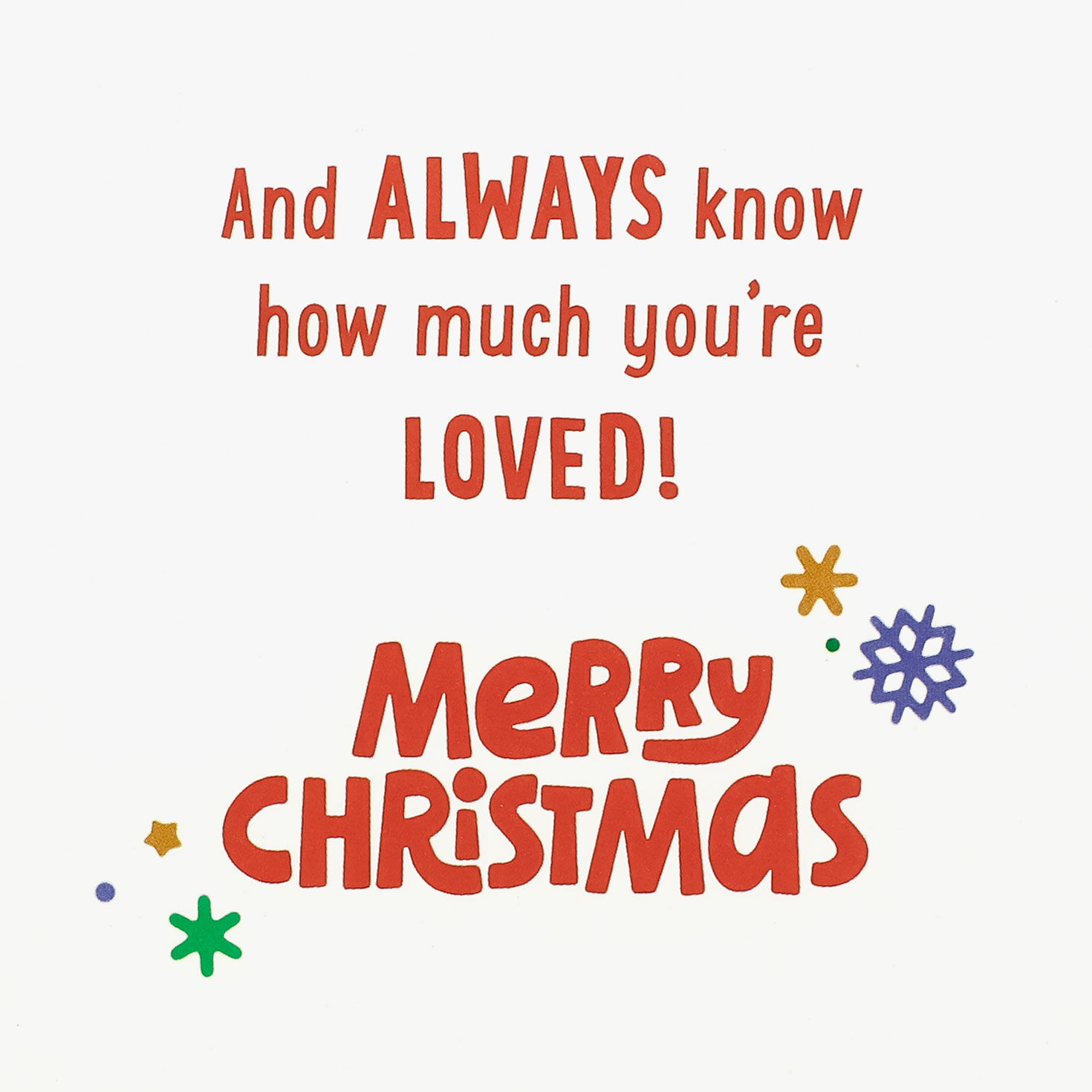 Red, Yellow, Blue and Green Christmas Card for Grandson Sentiment image number 2