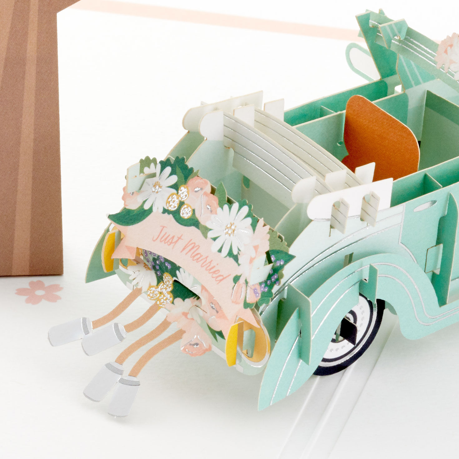 Best Wishes for the Road Ahead 3D Pop-Up Wedding Card, , large image number 5