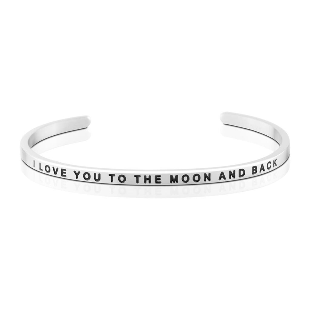 Mantraband I Love You To The Moon Back Bangle Bracelet Jewelry Mantraband I Love You To The Moon Back Bangle Bracelet