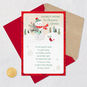 Folk Art Snowman Religious Christmas Card Card Front with Envelope and Gold Seal image number 6