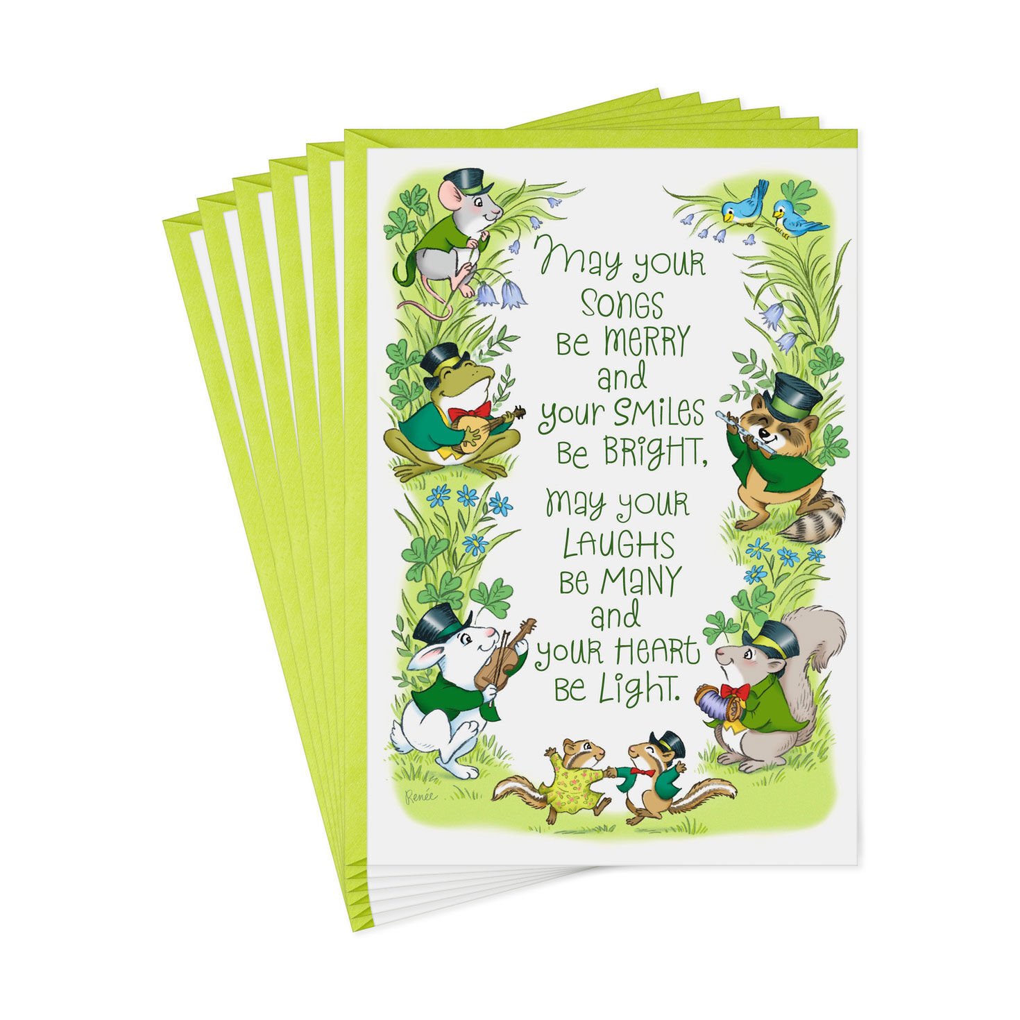Best of Everything 6 Cards with Envelopes Patricks Day Cards Hallmark Pack of St