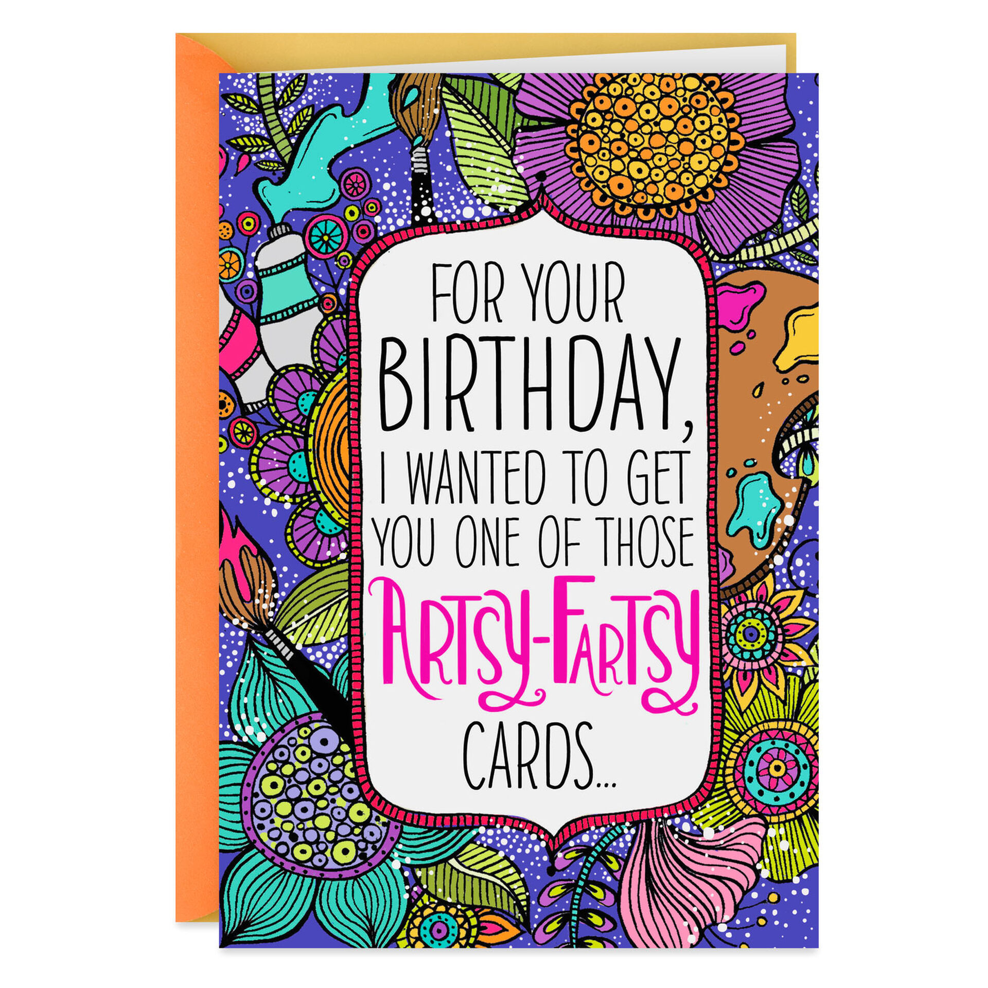 ArtsyFartsy Birthday Card With Sound Greeting Cards Hallmark