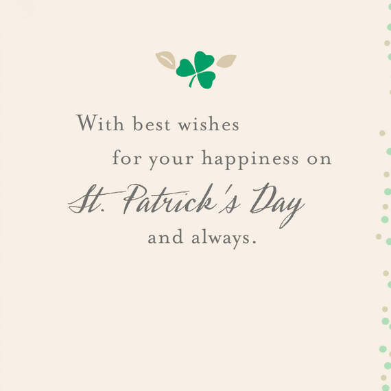 May You Dance, Laugh and Love St. Patrick's Day Card, , large image number 2